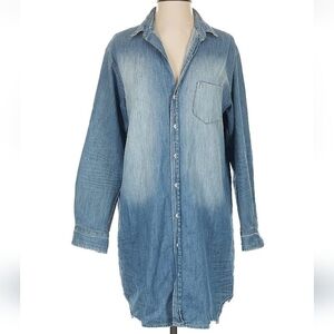 Frank & Eileen “Mary” Button-Up Dress in Vintage Stonewashed Indigo - Size Small